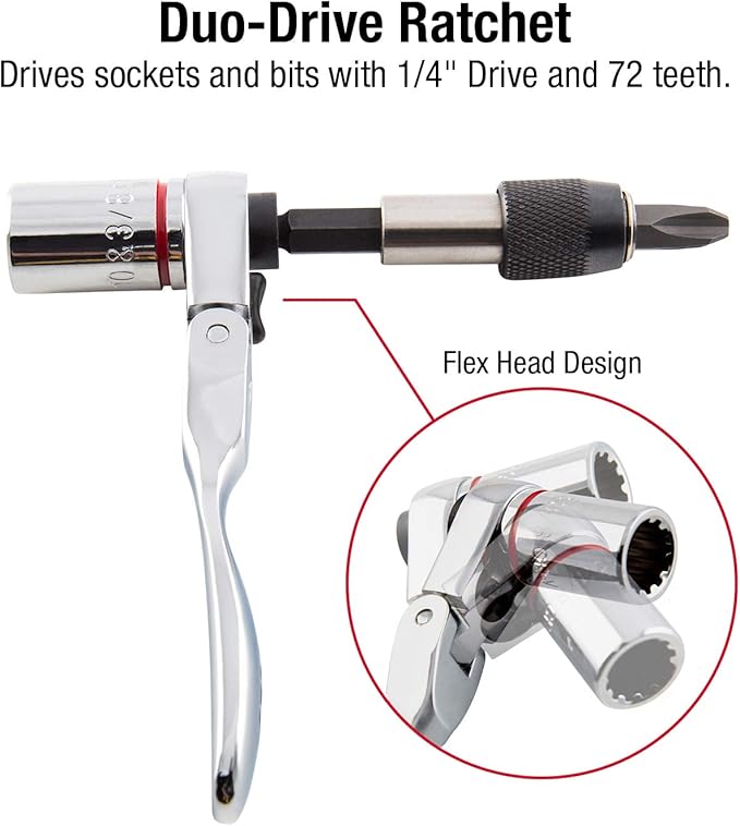DuoFlex™ 43-Piece Ratchet
