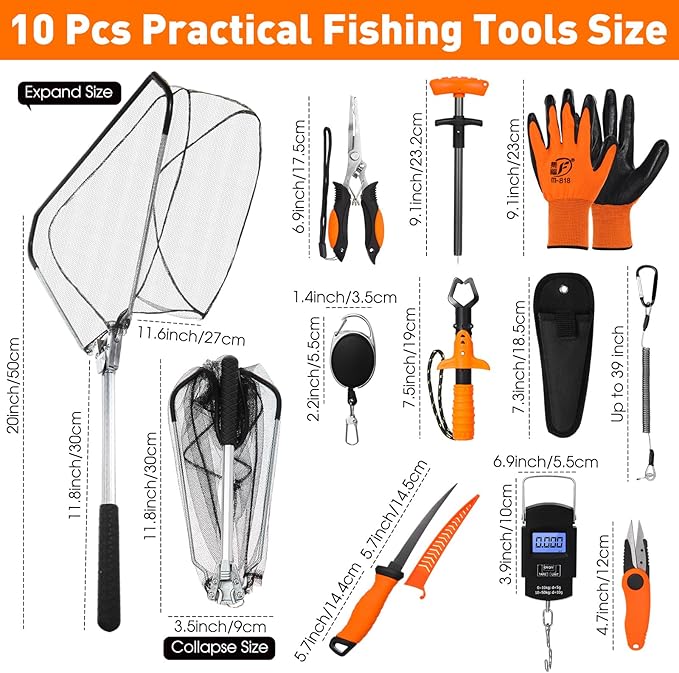 AquaGuard™ 10-Piece Fishing Tool Kit